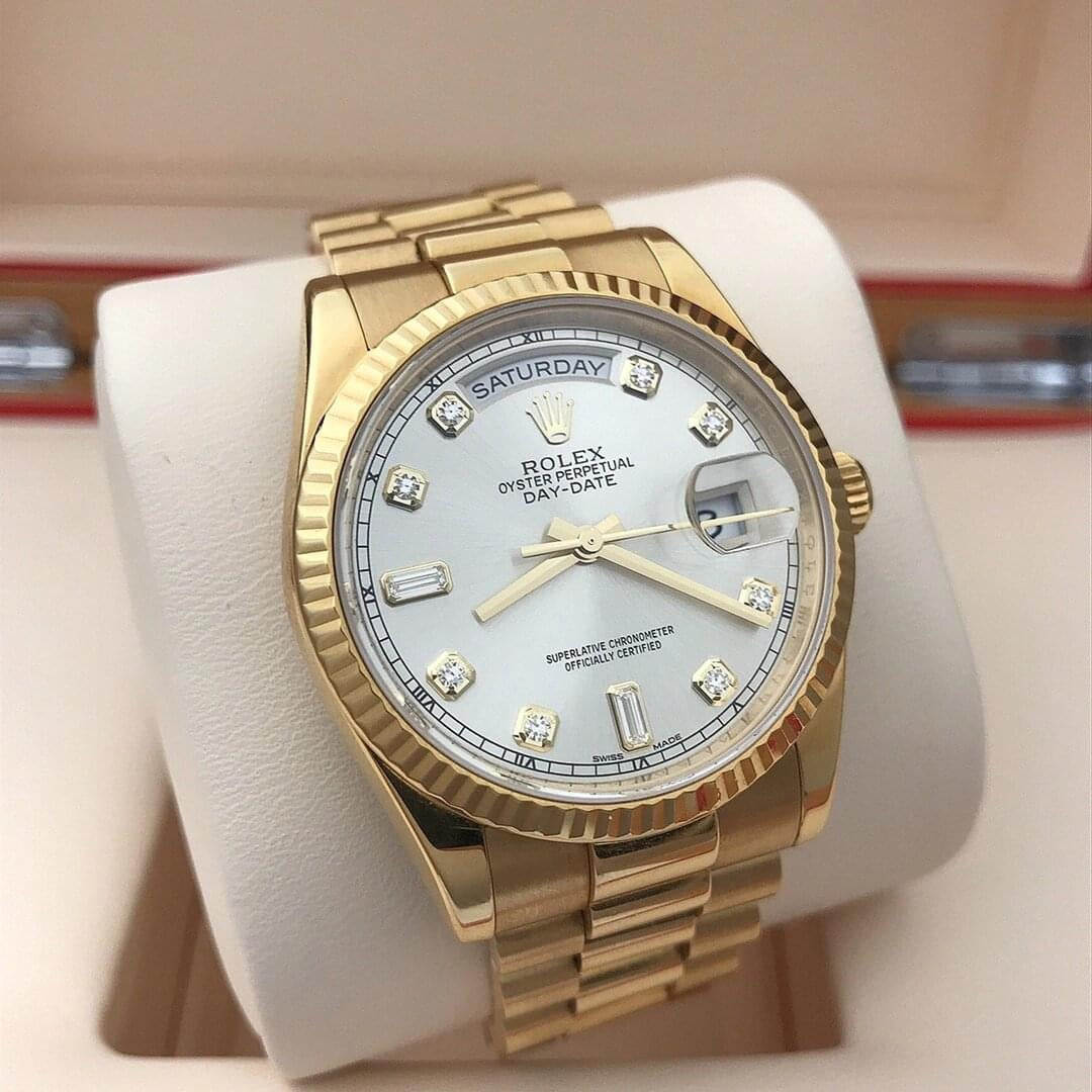 Rolex Day-Date Mother of pearl Diamond Dial