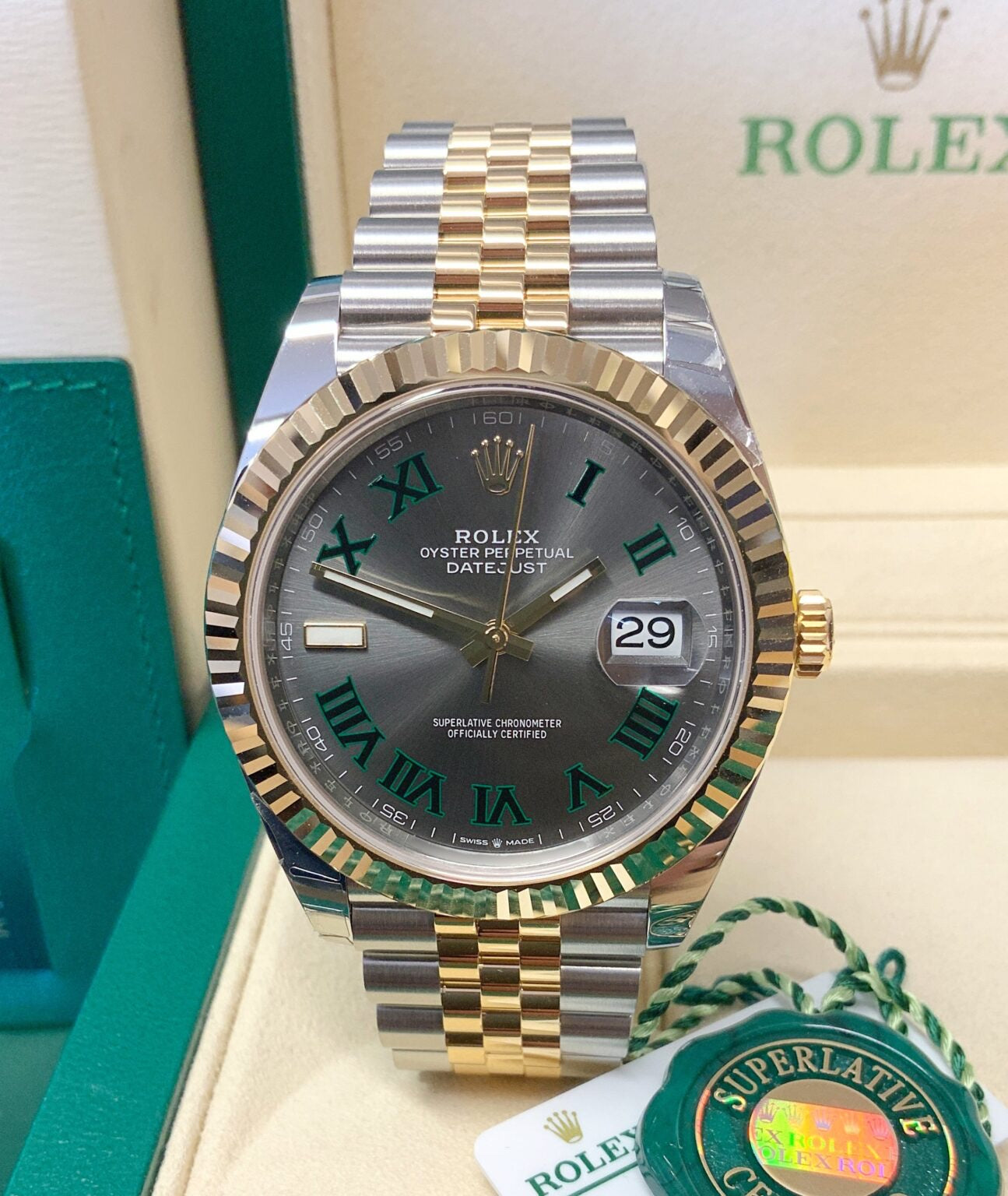 ROLEX DATEJUST WIMBLEDON