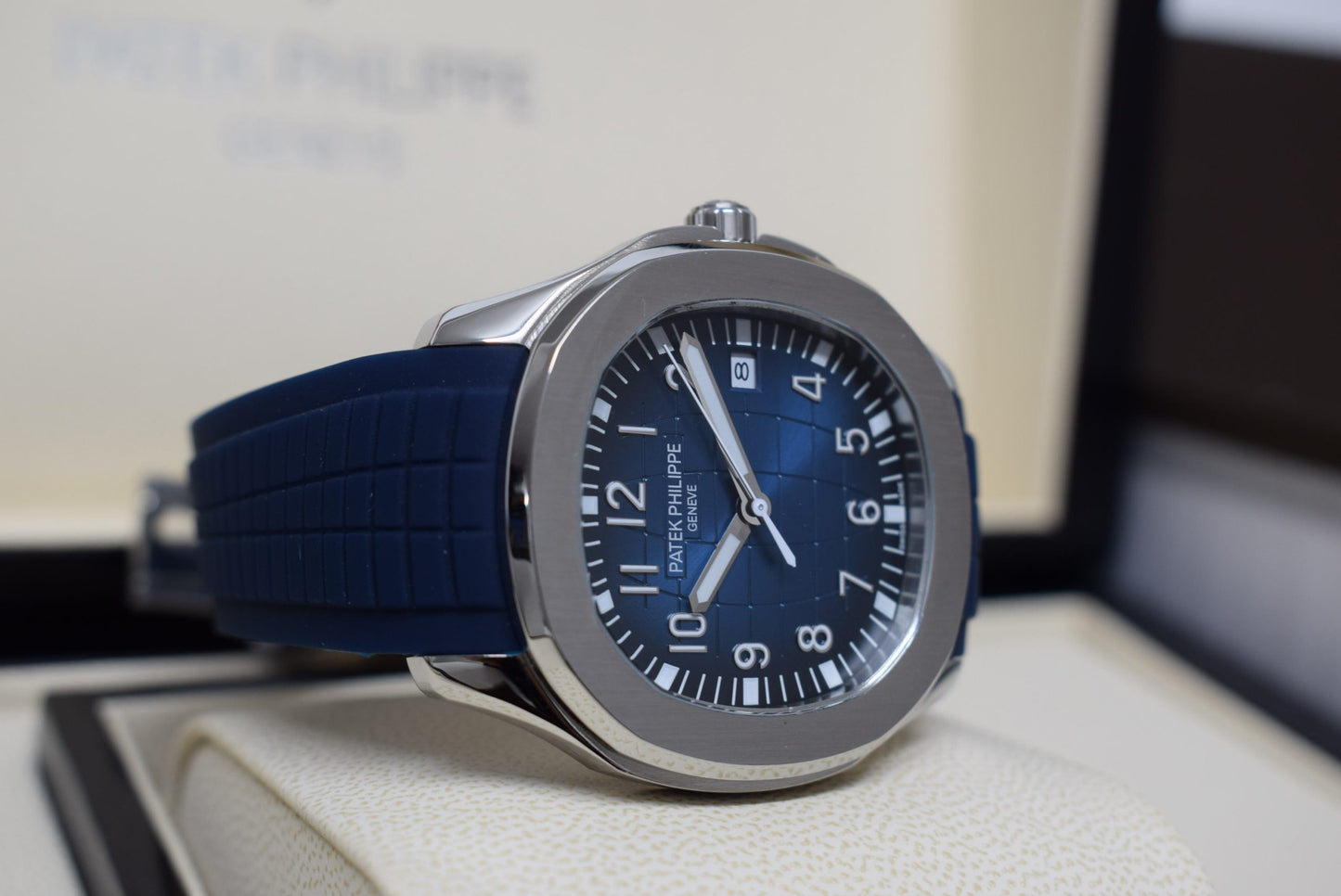 Patek Philippe aquanaut blue dial