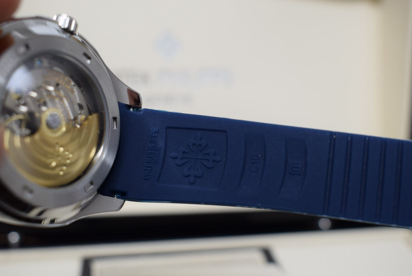 Patek Philippe aquanaut blue dial