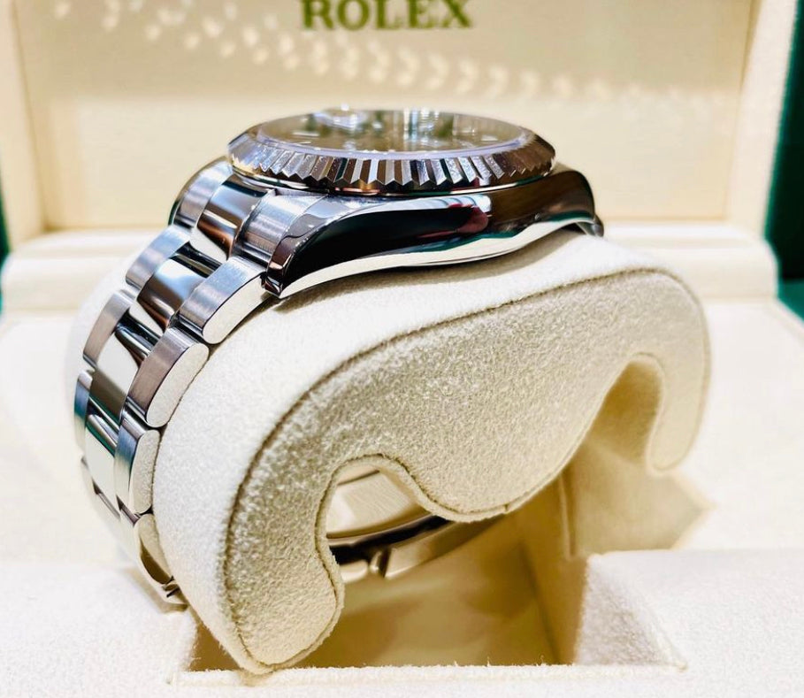 Rolex sky sale dweller acciaio usato